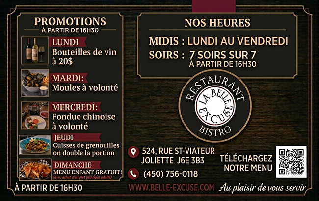 Nos promotions